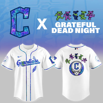 Cleveland Guardians 2025 Grateful Dead Night Limited Jersey