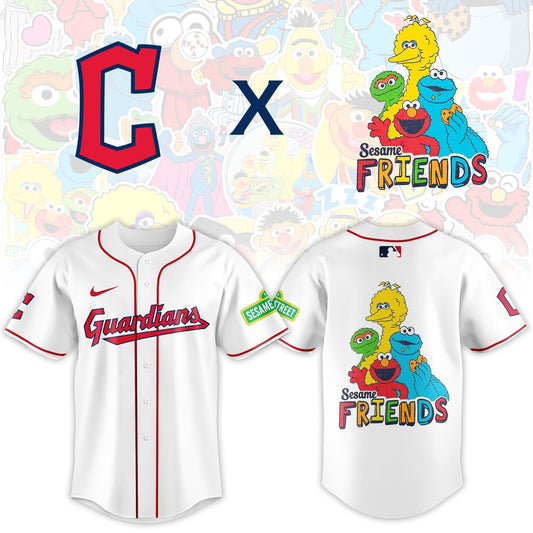 Cleveland Guardians 2025 Sesame Street Night Limited Jersey