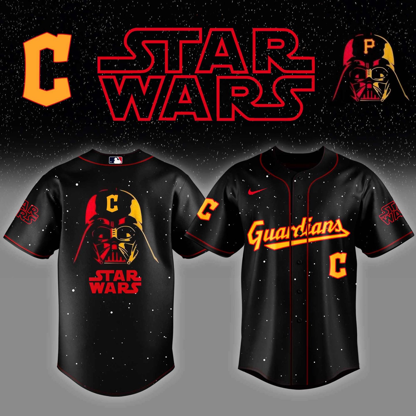 Cleveland Guardians x Stars Wars Night Baseball Jersey Editions Limited
