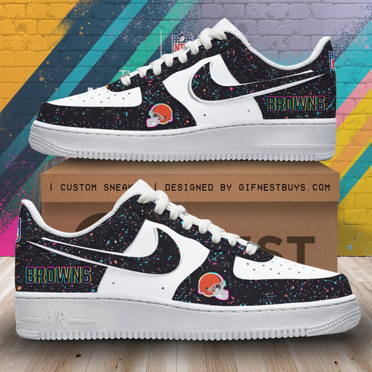Cleveland Browns Crucial Catch 2025 AF1 Sneaker – TANTN15681
