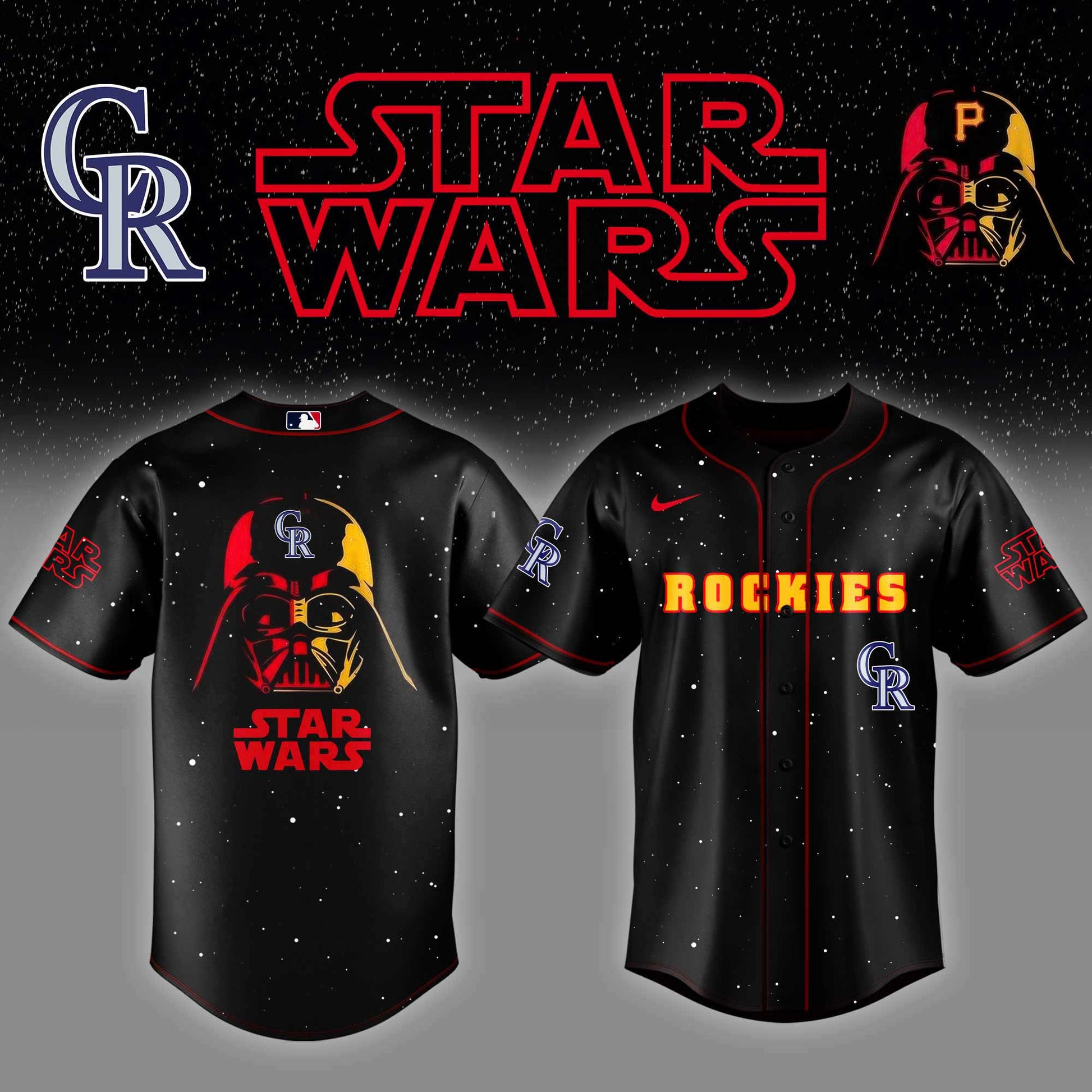 Colorado Rockies x Stars Wars Night Baseball Jersey Editions Limited
