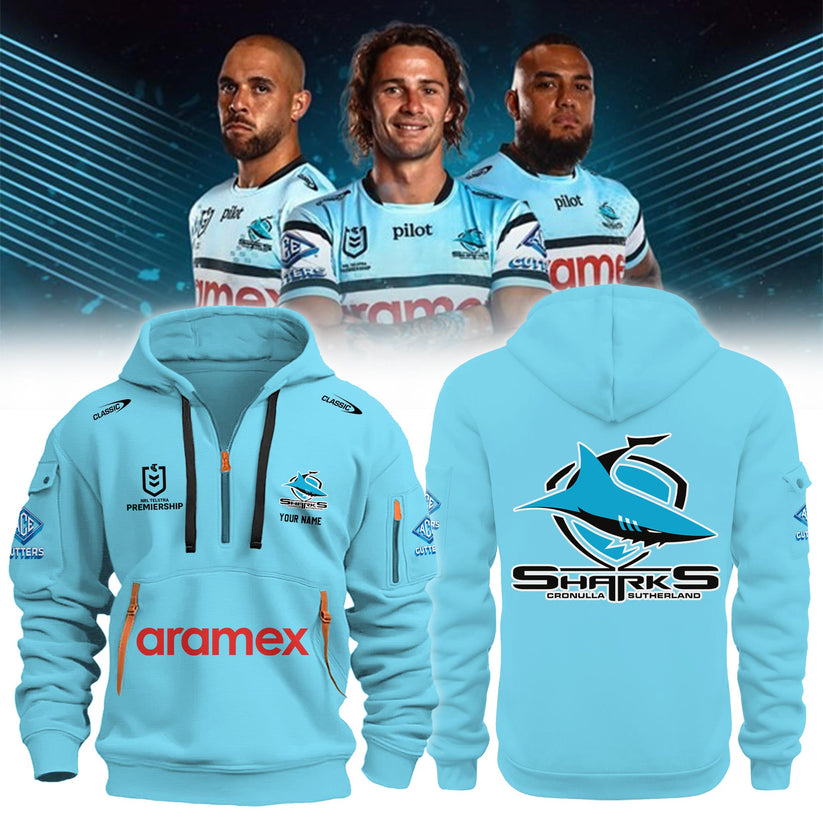 Cronulla-Sutherland Sharks Personalized New Hoodie