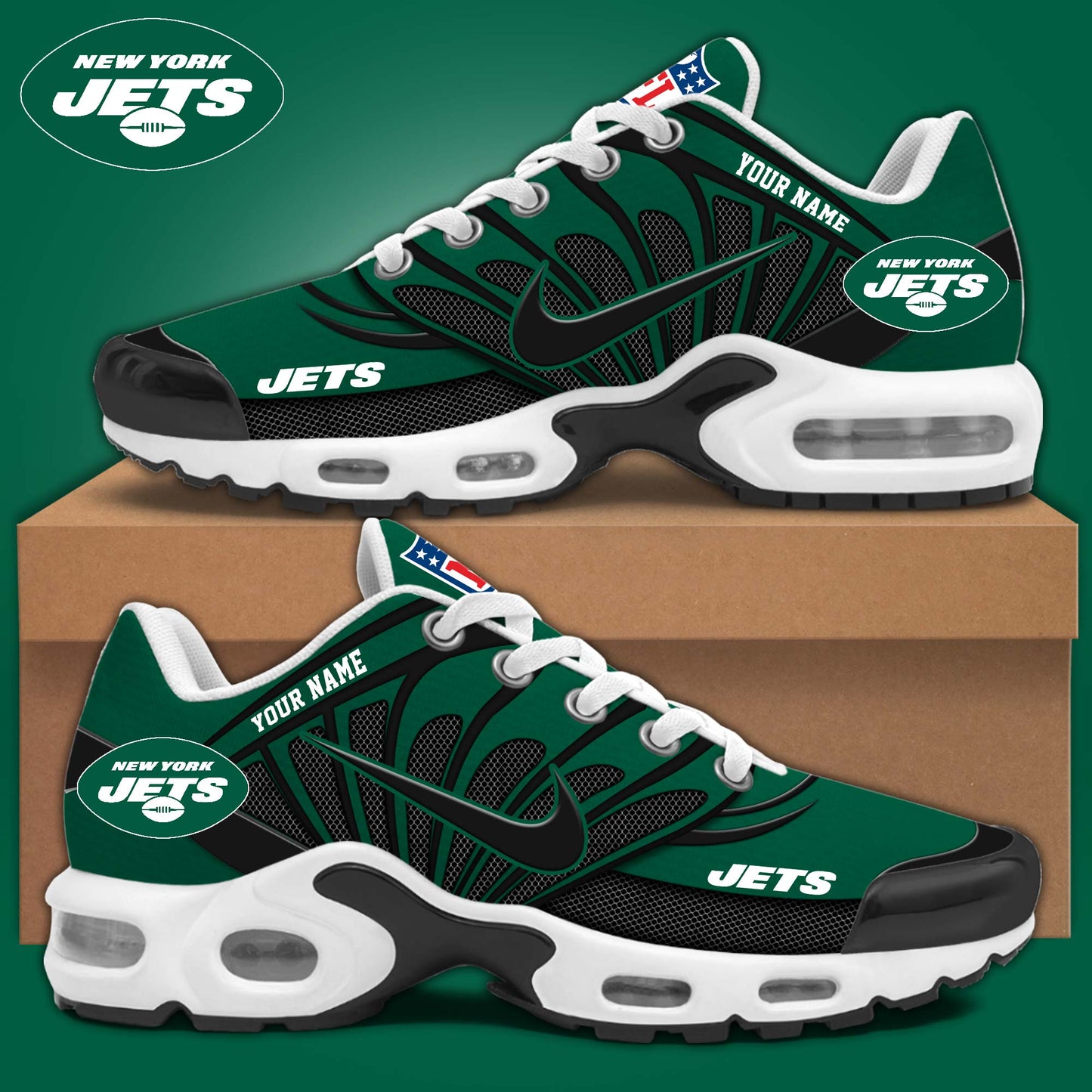 Customize Your Name With NYJ Ver 40.1 Sport Shoes