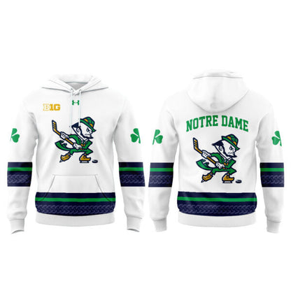 Notre Dame Fighting Irish Leprechaun Hockey 2025 Combo Hoodie