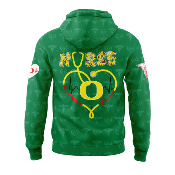 Oregon Ducks Football Nurses Appreciation 2025 Hoodie