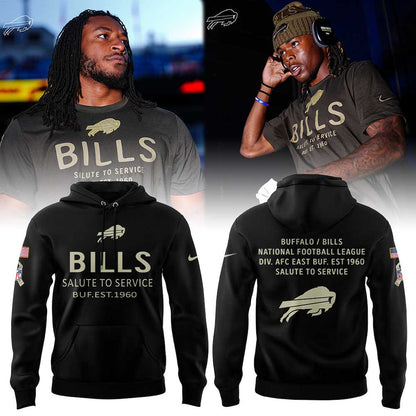Buffalo Bills 2025 Salute to Service Limited Combo Hoodie