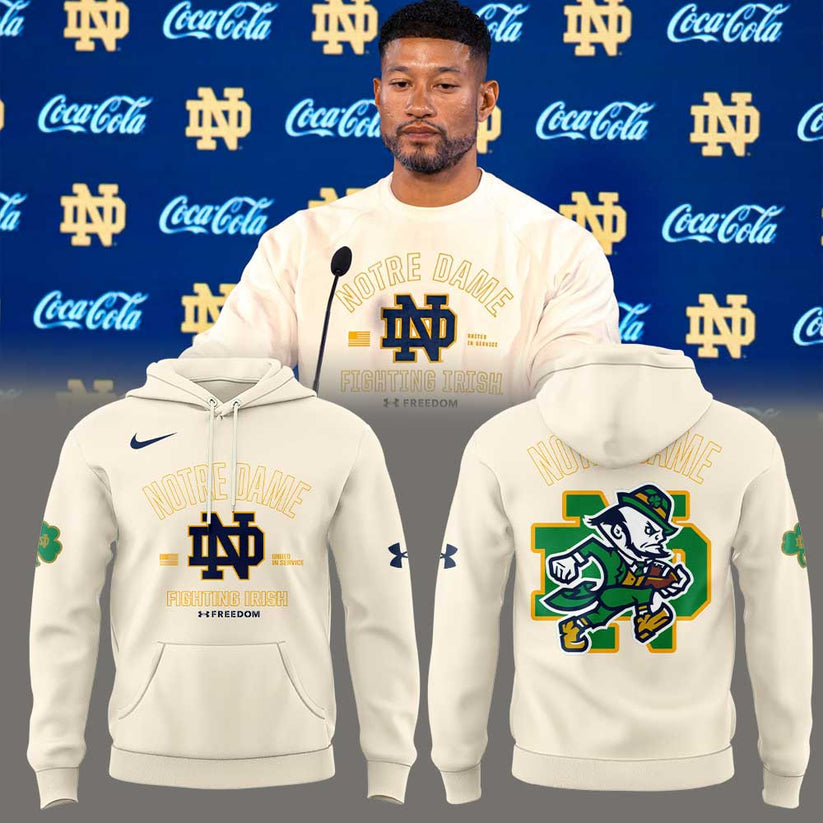 Notre Dame Football Coach Marcus Freeman 2025 Combo Hoodie