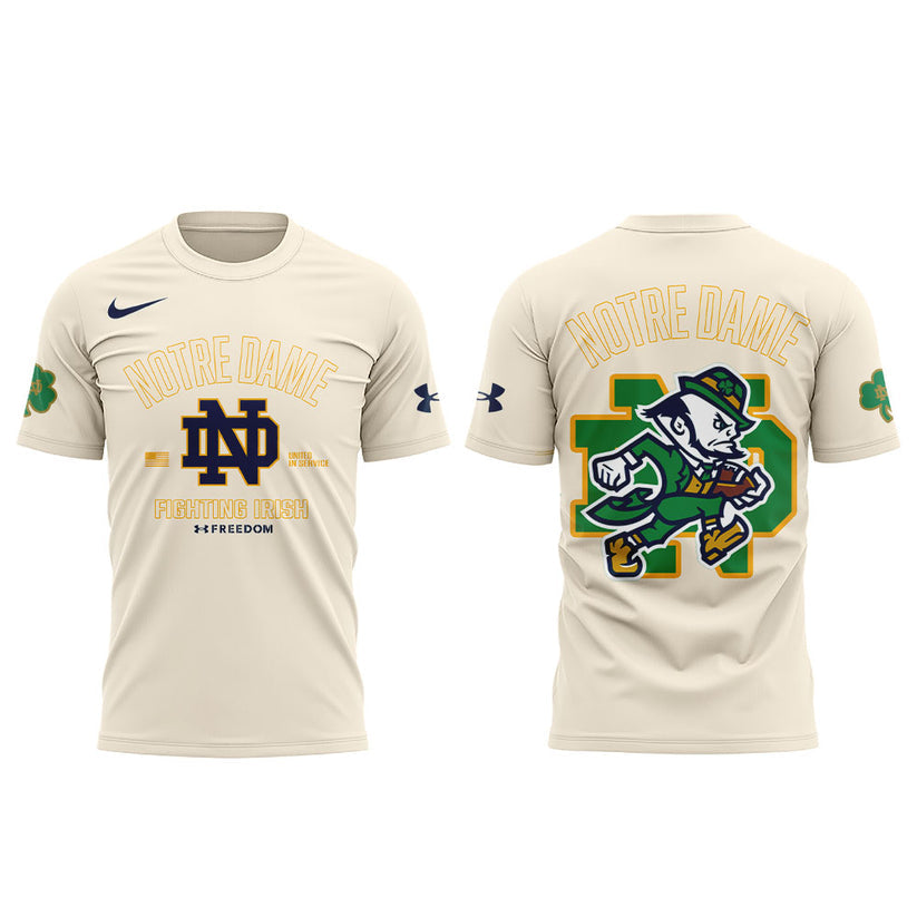 Notre Dame Football Coach Marcus Freeman 2025 Combo T-Shirt