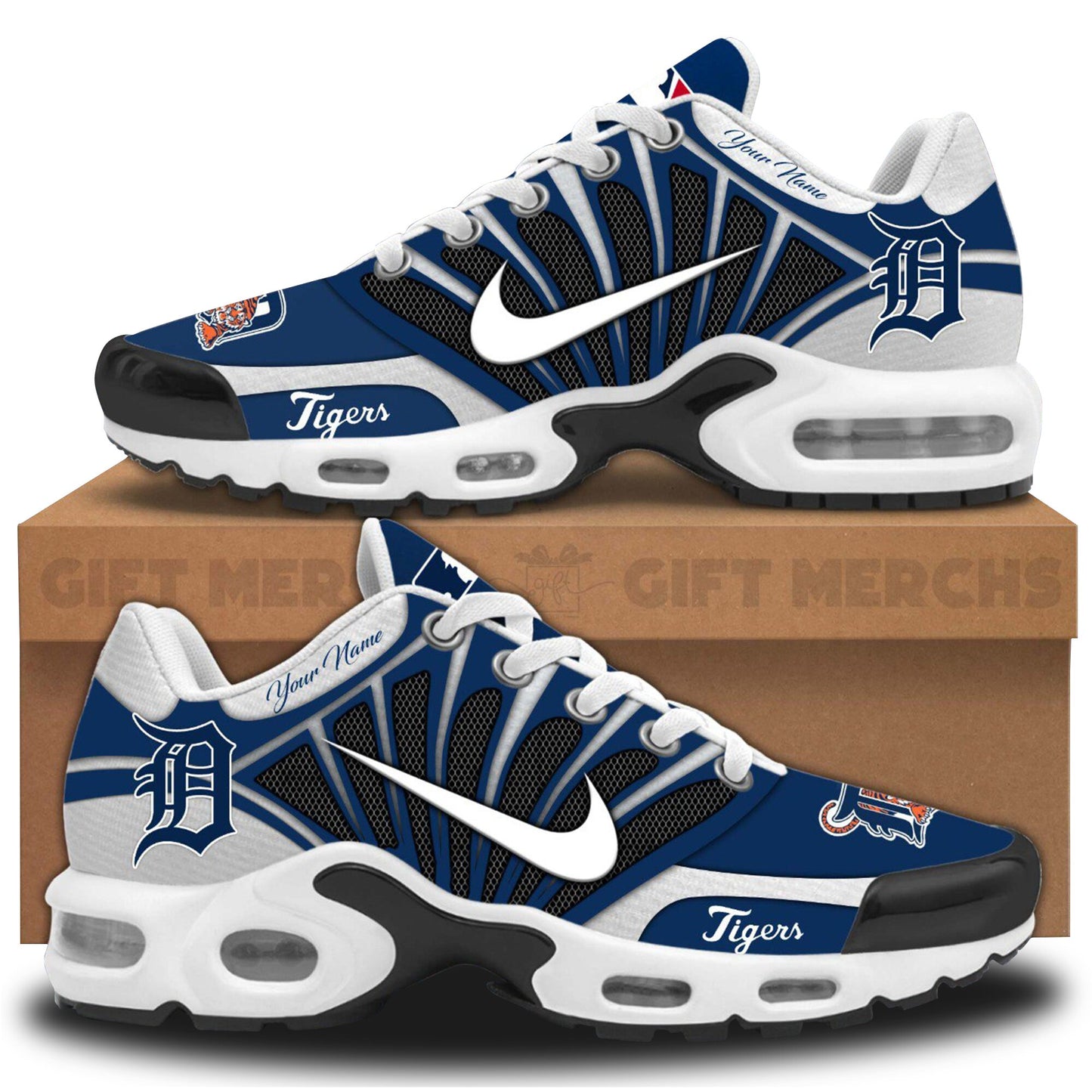 Detroit Tigers Customized Sport Shoes PT66020