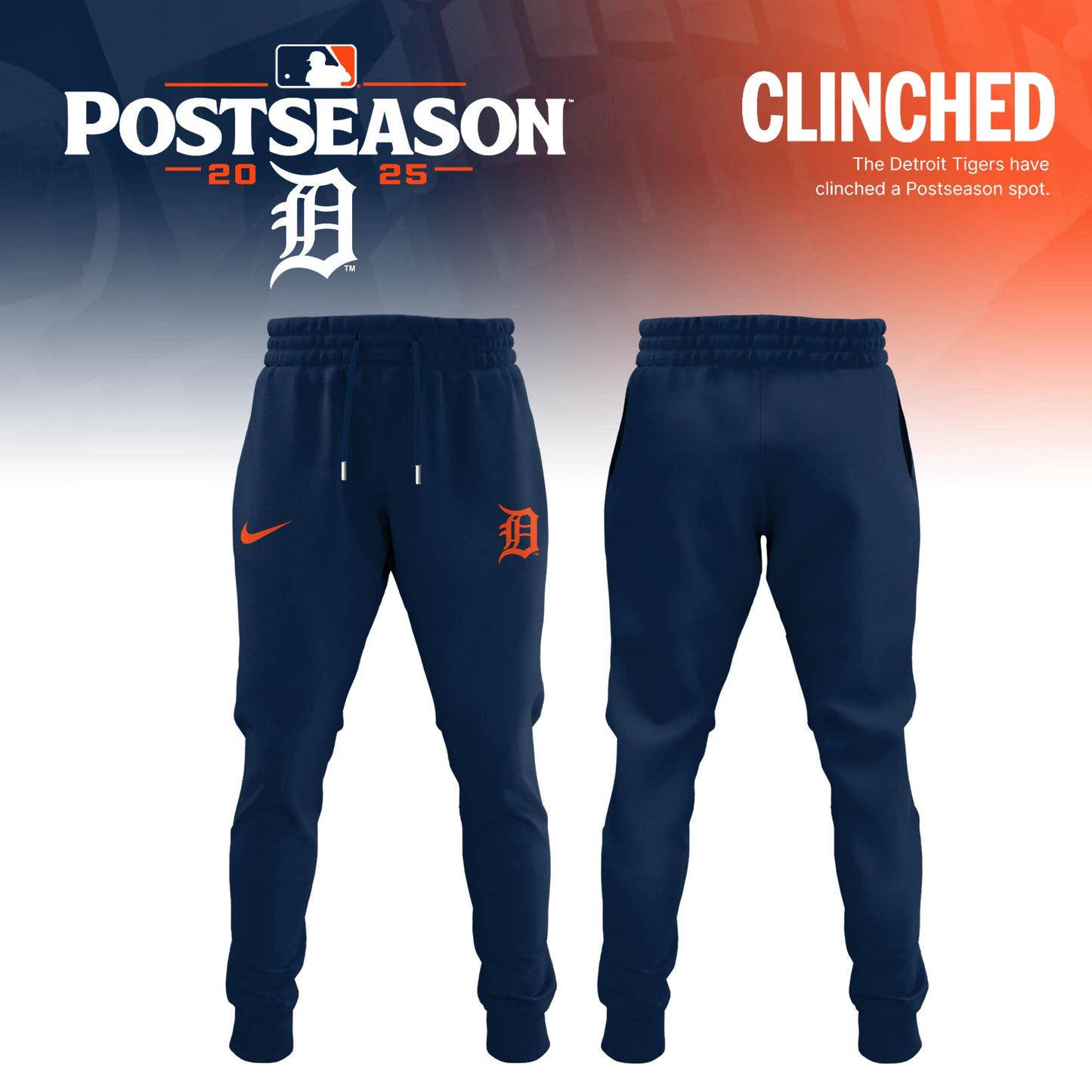 Detroit Tigers 2025 Postseason Limited Hoodie