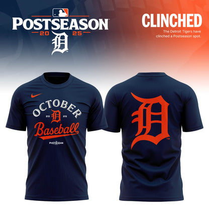 Detroit Tigers 2025 Postseason Limited T-shirt