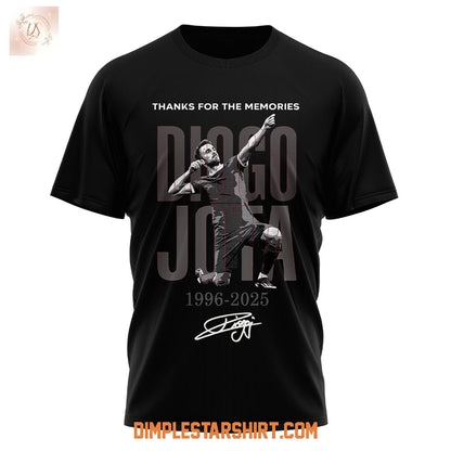 Official Diogo Jota Portugal Thanks For The Memories 2025 Shirt