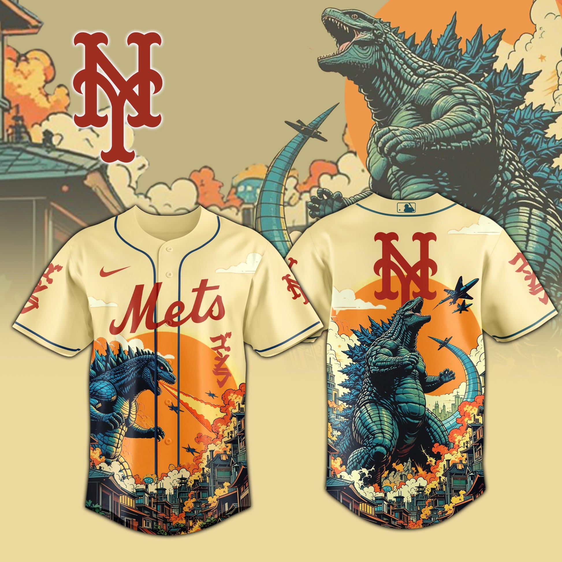 NYM Special Godzilla Limited Edition Jersey