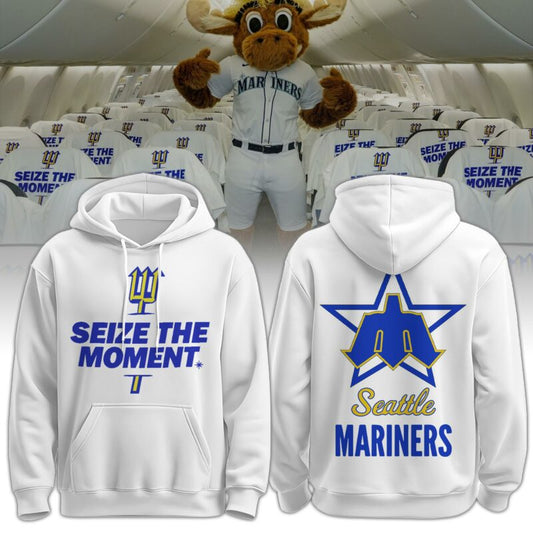 SEA “Seize The Moment” Retro Trident Hoodie