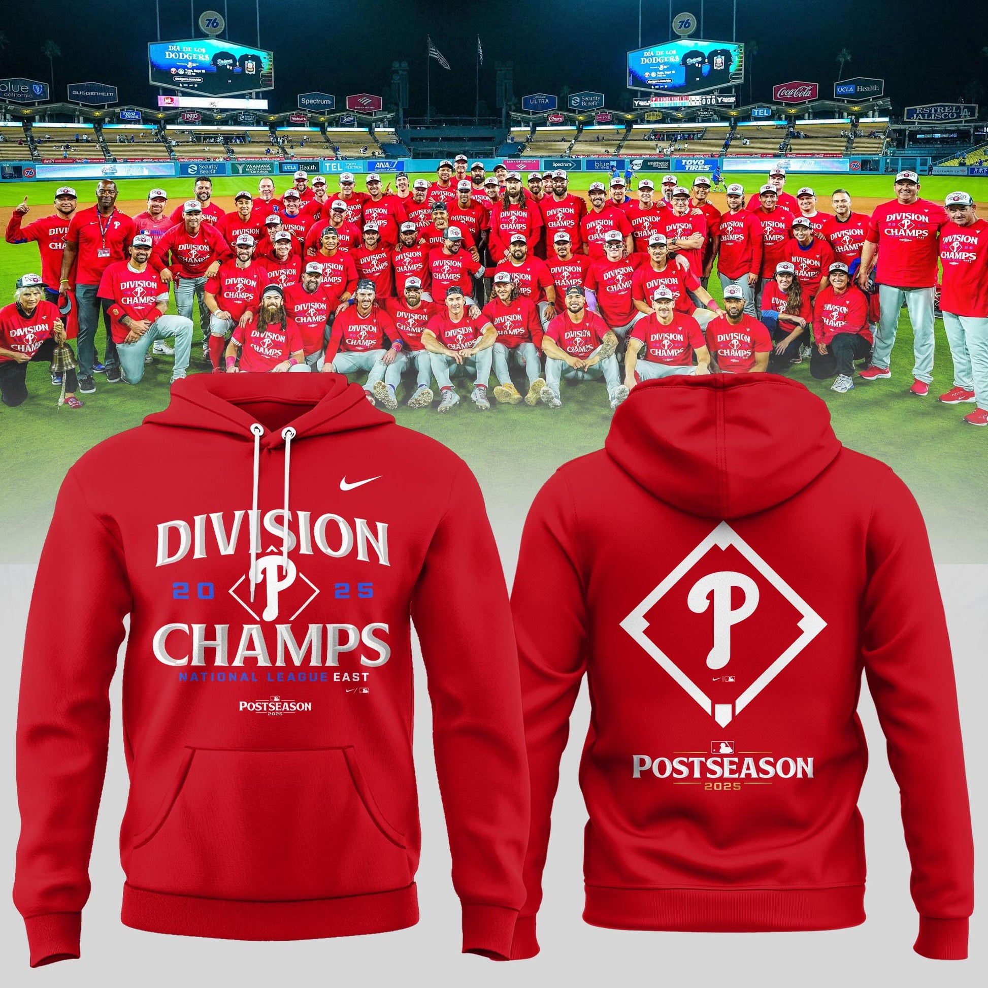 _ Philadelphia Phillies Hoodie - 2025 NL East Champions