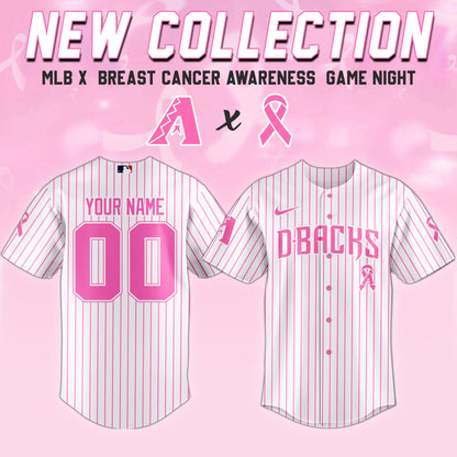 Arizona Diamondbacks x  Breast Cancer Awareness Game Night Jersey Editons Limited