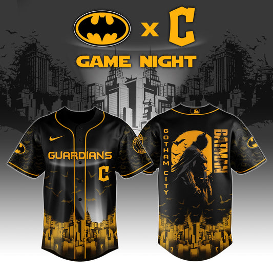 Cleveland Guardians x DC Batman Game Night Special Edition Jersey