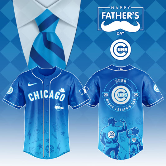 .Chicago Cubs Special Father's Day Limited Edition Jersey