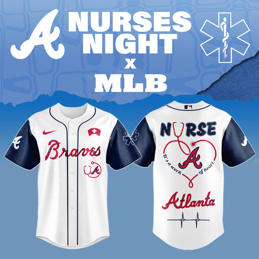 Atlanta Braves Nurses Game Night Special Edition Jersey