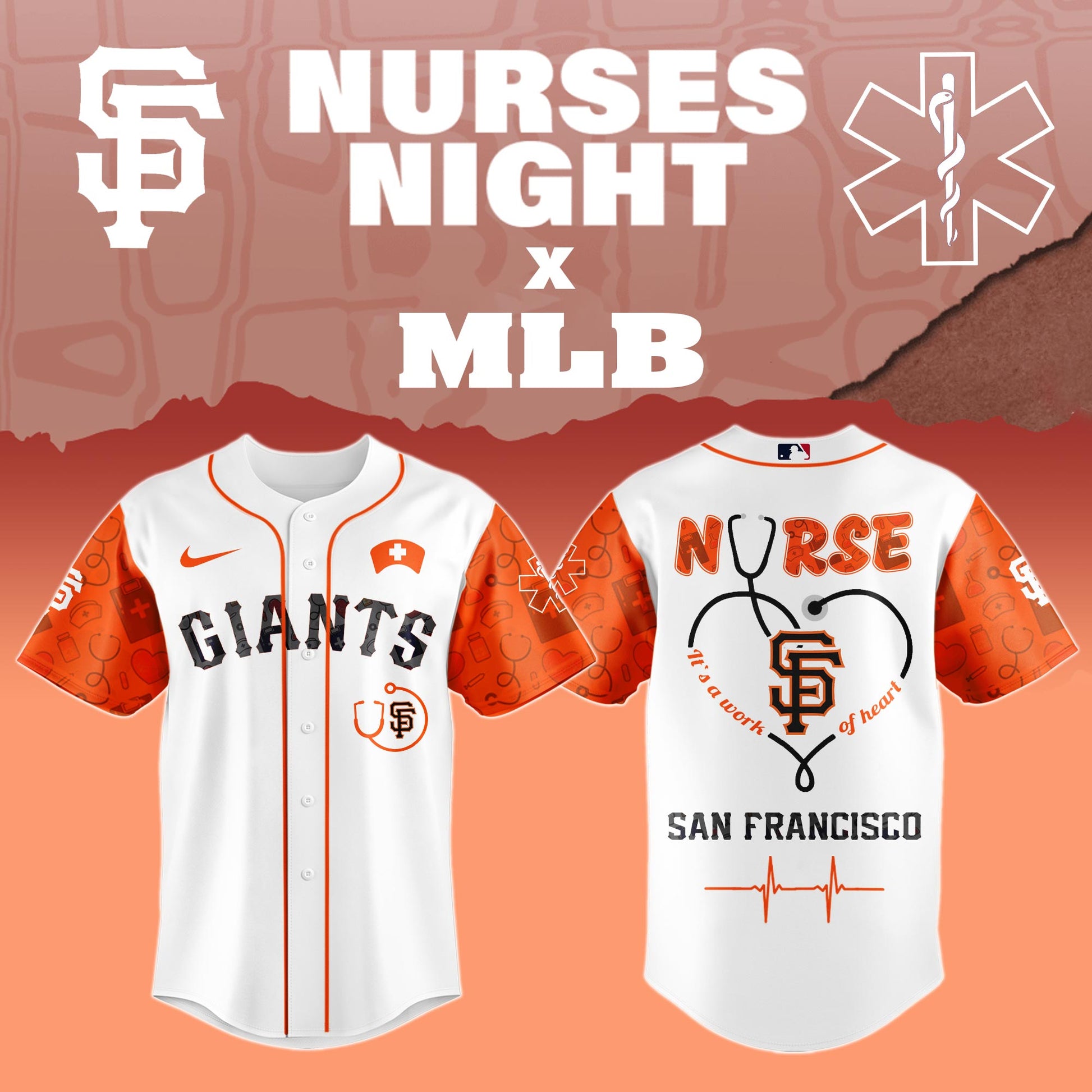 San Francisco Giants Nurses Game Night Special Edition Jersey