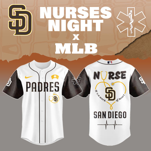 San Diego Padres Nurses Game Night Special Edition Jersey