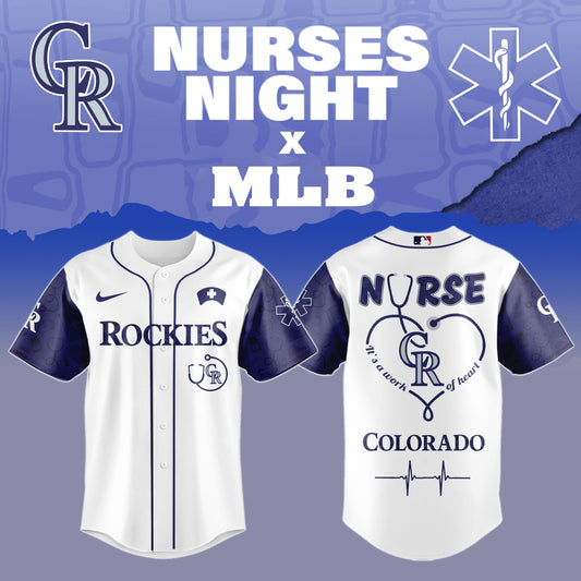Colorado Rockies Nurses Game Night Special Edition Jersey