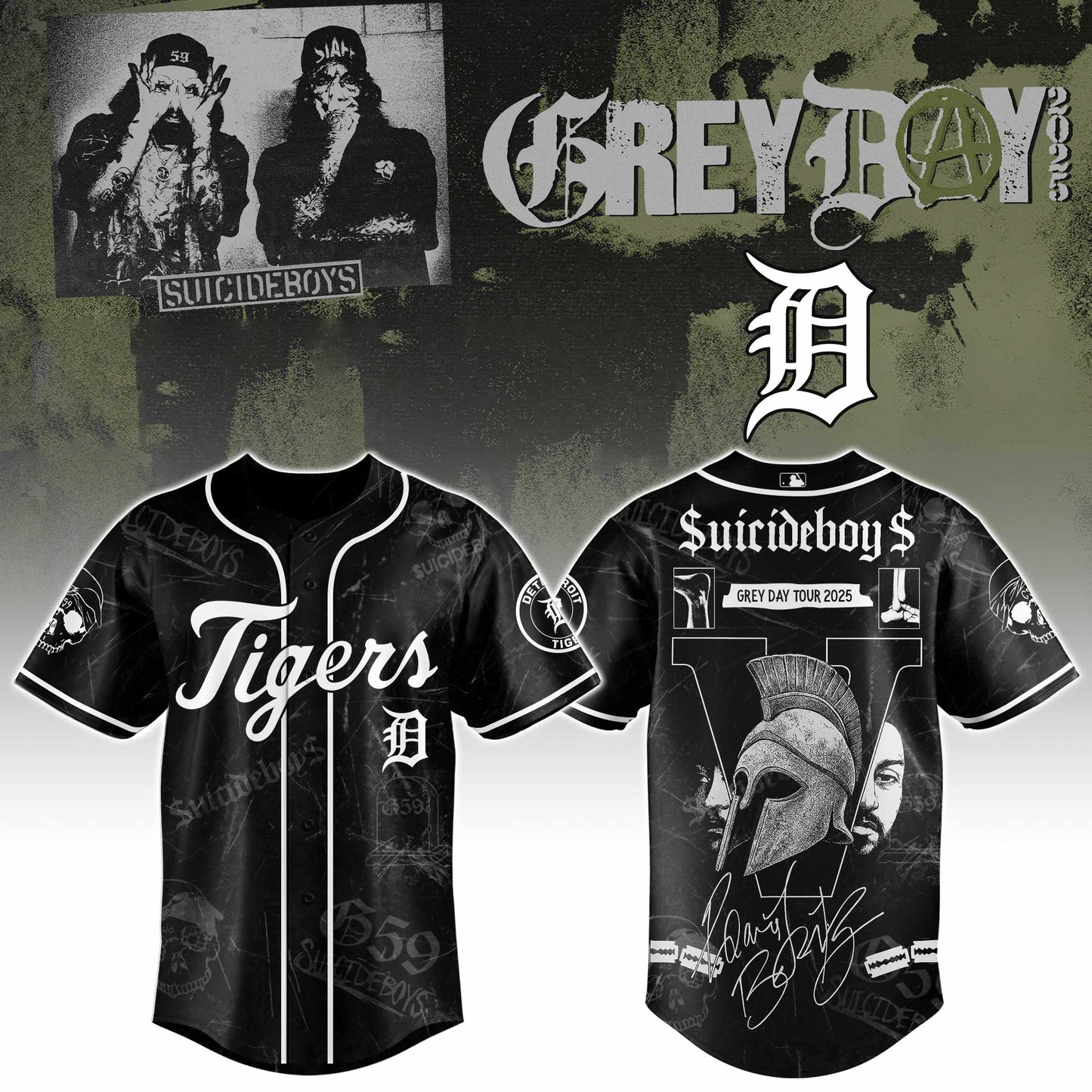 DET x SuiBoys G59 Baseball Jersey 2025 Limited Edition