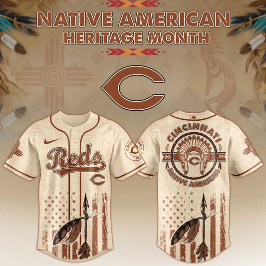 Cincinnati Reds x Native American Heritage Month Limited Edition Jersey 2025