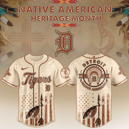 Detroit Tigers x Native American Heritage Month Limited Edition Jersey 2025