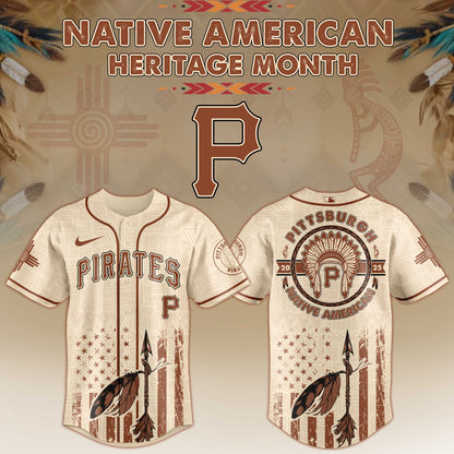Pittsburgh Pirates x Native American Heritage Month Limited Edition Jersey 2025