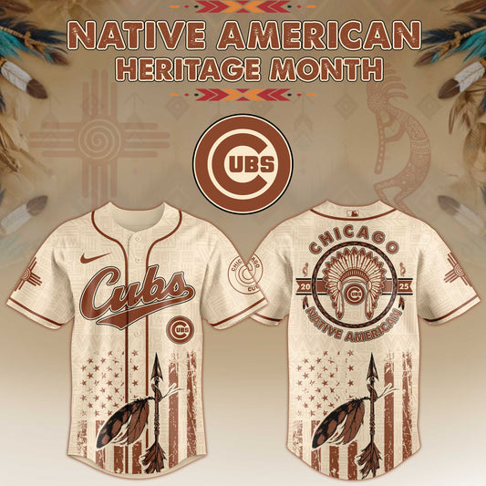 Chicago Cubs x Native American Heritage Month Limited Edition Jersey 2025