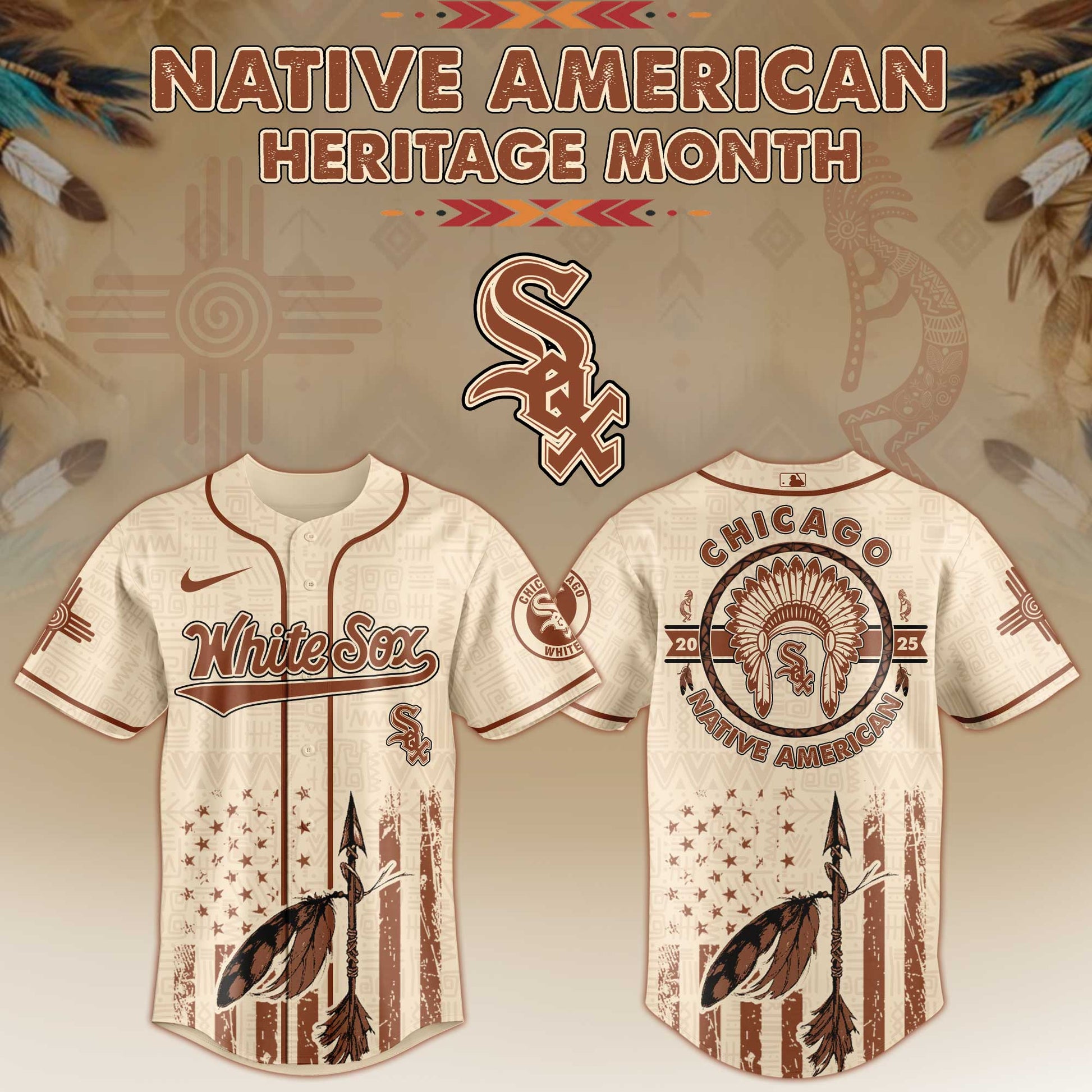 Chicago White Sox x Native American Heritage Month Limited Edition Jersey 2025