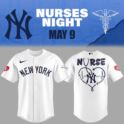 New York Yankees NURSES Baseball Jersey