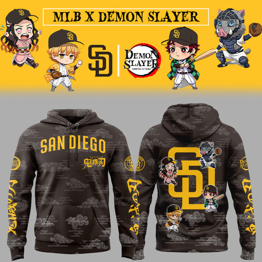 Special Edition Padres x Demon Slayer 2025 Hoodie