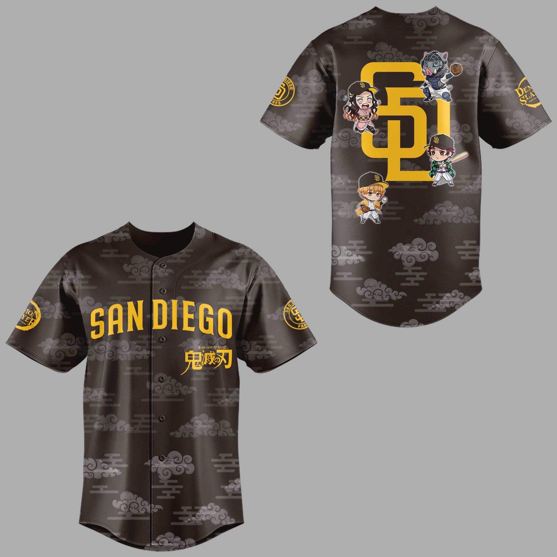 Special Edition Padres x Demon Slayer 2025 Jersey Baseball