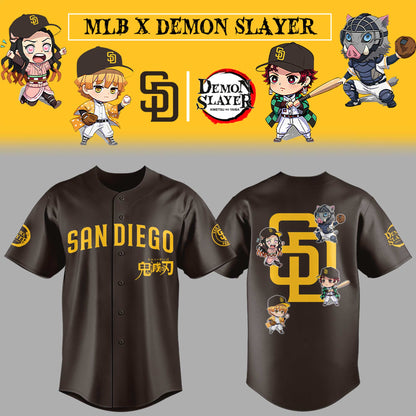 Special Edition Padres x Demon Slayer 2025 Jersey Baseball