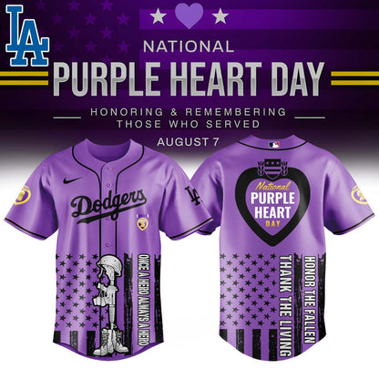 Purple Heart Day Jersey Limited Edition All Team