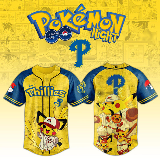PHI × Pokémon GO Night 2025 Limited Edition Jersey
