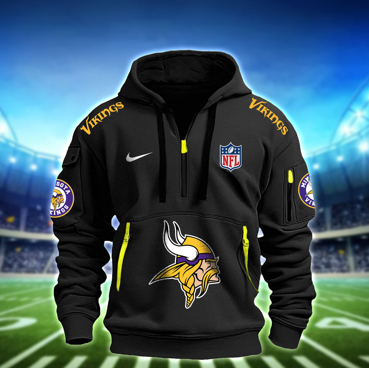 Premium Minnesota Vikings Merch - Minnesota Vikings Limited Edition New Hoodie - Gear Up For Game Day