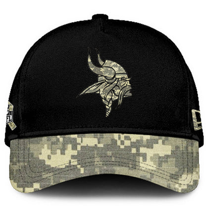 Premium Minnesota Vikings Merch - Minnesota Vikings Veterans Day Hoodie Limited Edition - Gear Up For Game Day