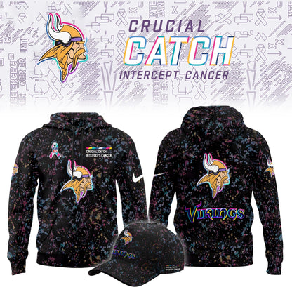 _Minnesota Vikings Crucial Catch Limited Hoodie
