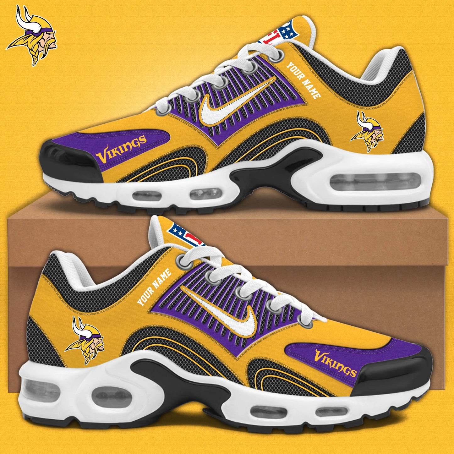 Premium Minnesota Vikings Merch - Minnesota Vikings Personalized Shoes Limited Edition - Gear Up For Game Day