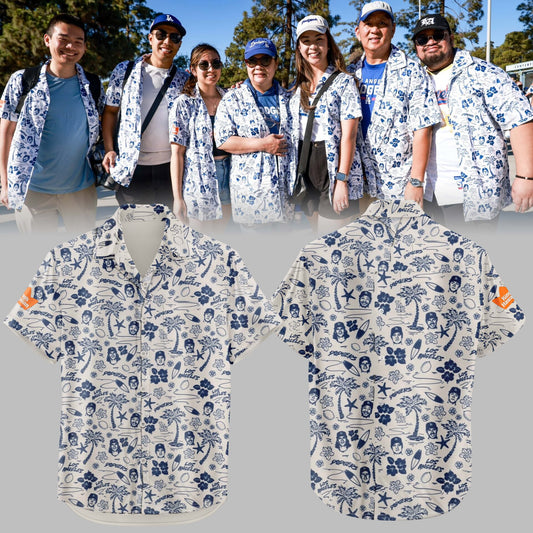 (Buy1 Get 1) Limited Edition Dodgers Hawaiian Shirt Night-ND02072521