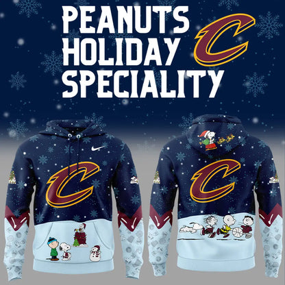 Cleveland Cavaliers Peanuts & Snoopy Hoodie Set | ON71