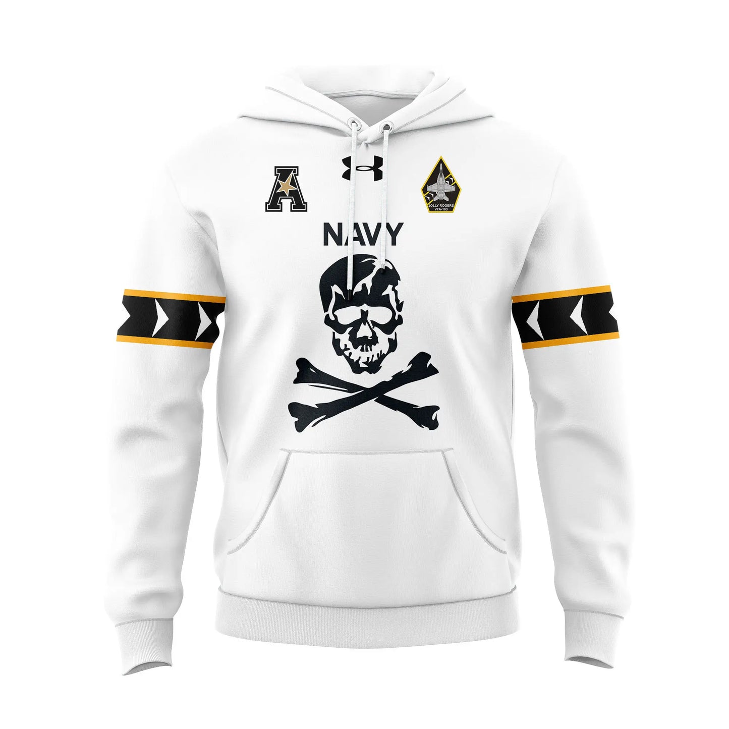 Angel Of Death Jolly Rogers Navy Midshipmen Hoodie