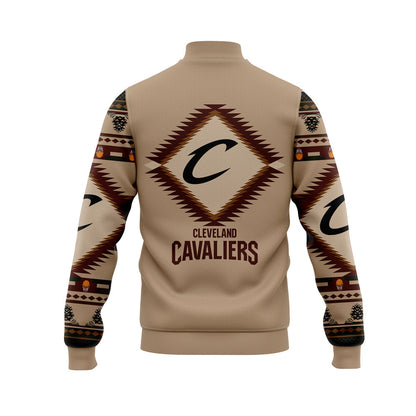 Cleveland Cavaliers Native American Heritage Baseball Jacket | BT38