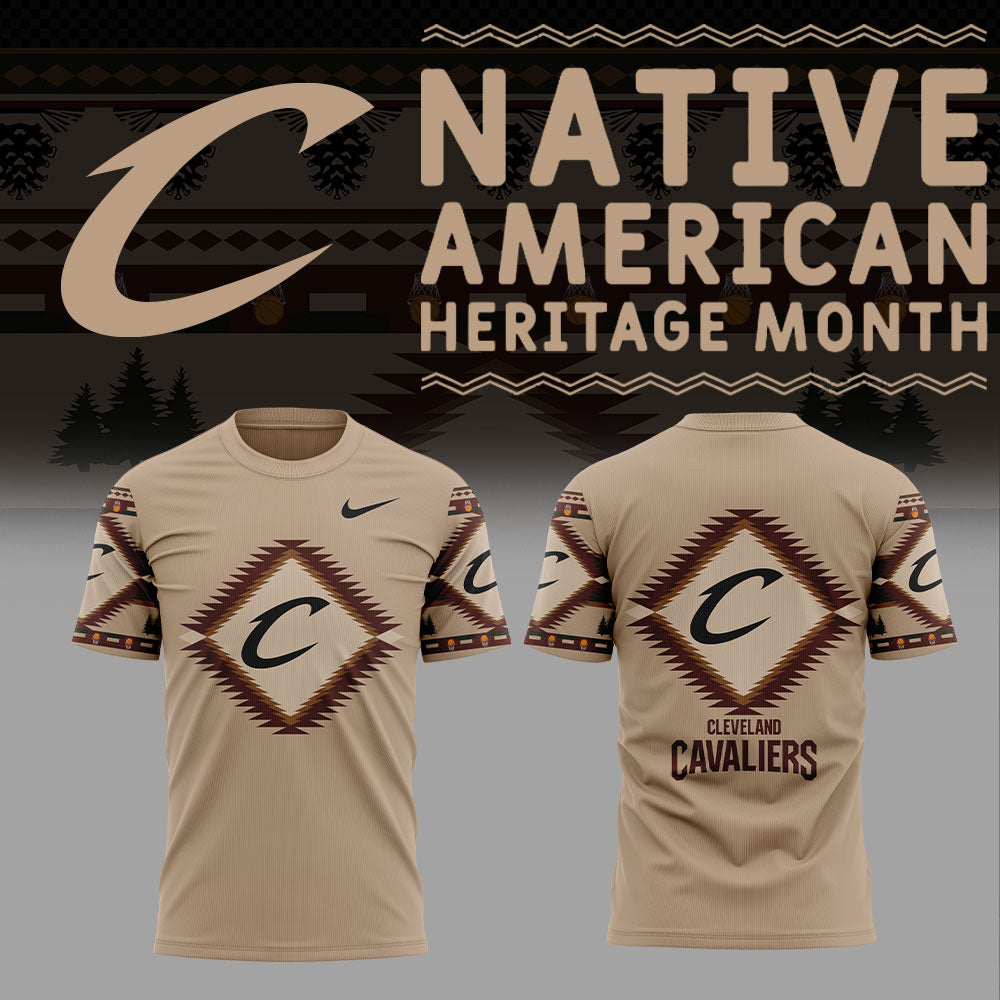 Cleveland Cavaliers Native American Heritage Tshirt Set | PR50