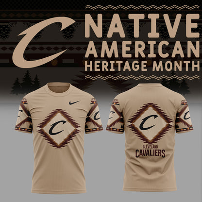Cleveland Cavaliers Native American Heritage Tshirt Set | PR50