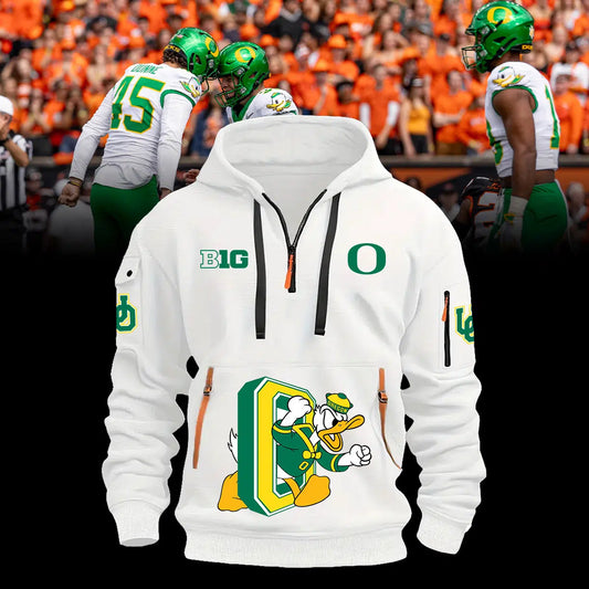 Oregon Ducks Football 2024 New Hoodie (White)