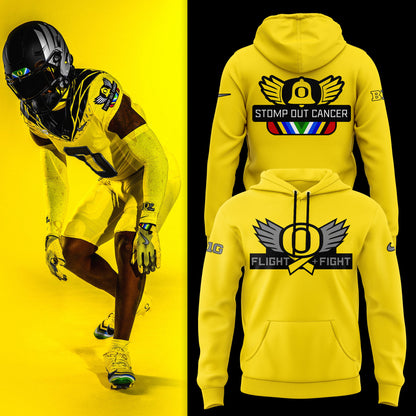 Oregon Ducks "Stomp Out Cancer" Heroes Hoodie